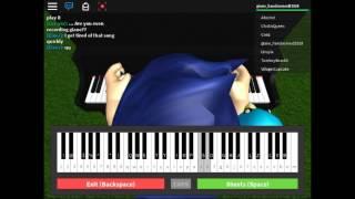 Roblox playing piano Thousand years!