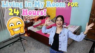 Living in my room for 24 HOURS! *this is what happend*