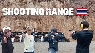 Bang bang bang  weekend thrill at Shooting range in Thailand 