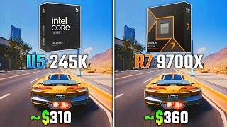 INTEL ULTRA 5 245K vs RYZEN 7 9700X | Test in 6 Games