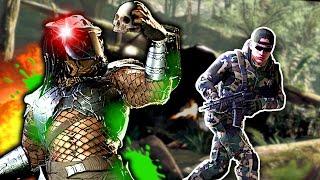 THE PREDATOR IS AFTER US! - Predator Hunting Grounds Gameplay