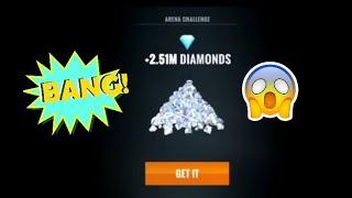 The Miracle of the 1st Arena Challenge, Double your Diamonds, Sniper 3D Assassin