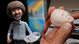 I Sculpted Bob Ross! Polymer Clay Sculpting Tutorial