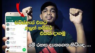 how to change whatsapp number sinhala | වට්ස්ඇප් නම්බර් මාරු කරමු | tech s geek sinhala