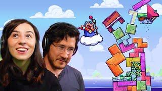 Markiplier Plays Tricky Towers W/Amy | Twitch Stream