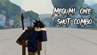 Megumi One Shot Combo || Roblox Sorcerer battleground
