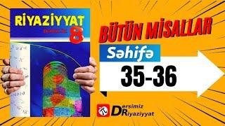 Riyaziyyat 8 ci sinif. seh 35-36. Pifaqor Teoremi / dersimiz riyaziyyat