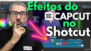 Texto e Objetos Animados do CapCut no Shotcut