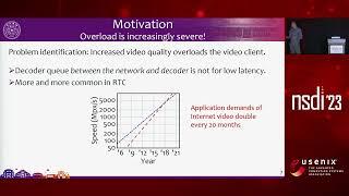 NSDI '23 - Enabling High-Quality Real-Time Communications with Adaptive Frame-Rate