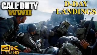 Experience the D-D Day Landings in Normandy June 6, 1944 | Call of Duty WW2 | 4K