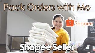 SHOPEE SELLER VLOG: Pack Orders with Me (Buhay Online Seller)