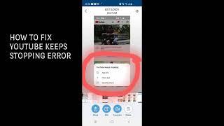 How to Fix Youtube Keep on Stopping Error/ Android