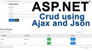 Asp.net Ajax Json Crud