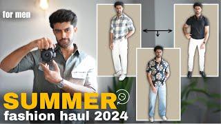 LATEST SUMMER FASHION FOR MEN 2024 | MEN'S SUMMER FASHION 2024 WITH CANON EOS R50