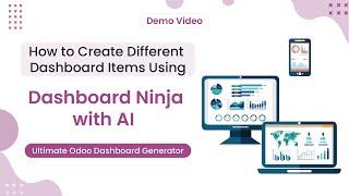 How to create different Dashboard item using Dashboard Ninja with AI