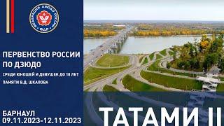 11.11.2023 T2 Первенство России до 18 лет по дзюдо. Предварительная часть