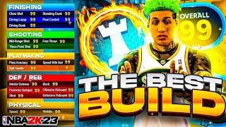 THIS 6'8 POINT GUARD BUILD WILL BREAK NBA 2K23! OVERPOWERED DEMIGOD BUILD! Best Build NBA 2K23