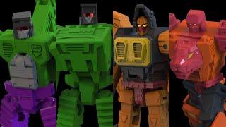 New Transformers Constructicons & Predacons action figures core class revealed by QQT Studios