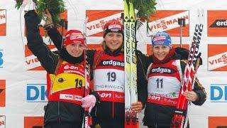 Sprint Oberhof 2007 - 1. Weltcupsieg von Magdalena Neuner