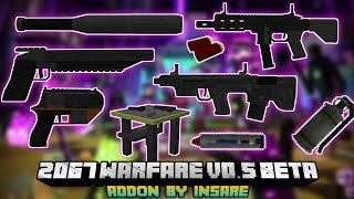 Update New Guns and Animation - 2067 Warfare V0.5 Beta Addon | 3D Gun Mod Minecraft Pe 1.20