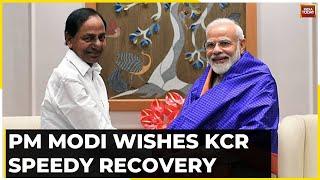 PM Modi Prays For KCR's Speedy Recovery; Former Telangana CM KCR Falls, Admitted To Hospital