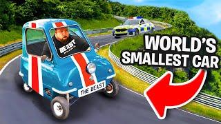 World's Strongest Man Vs World's SMALLEST CAR!!! - Eddie Hall