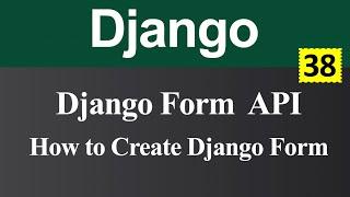 How to Create Django Form using Form API in Django (Hindi)