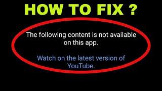 Youtube vanced not working | How To Fix Youtube Vanced not Working Problem Solved