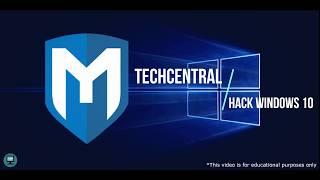 Hack Windows 10 using Kali Linux | TechCentral