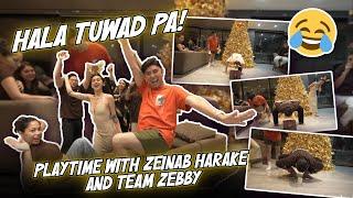 HALA TUWAD PA! (PLAYTIME WITH ZEINAB HARAKE AND TEAM ZEBBY) | CHAD KINIS VLOGS