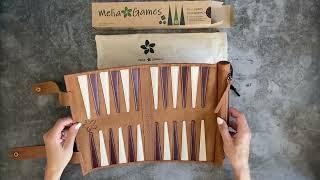 Melia Games Reise-Backgammon - Unboxing Whiskey