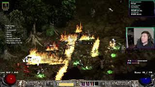 Fire Trapsin Finds INSANE LOOT in THICK Torajan Jungle Map (214% Density) - Project Diablo 2 (PD2)