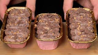 Chocolademuffins met slagroom in slechts 5 minuten! Minimale ingrediënten! Elke dag klaar om te eten