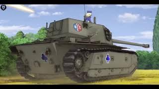Girls und Panzer AMV - cyka blyat (10 hours version video)