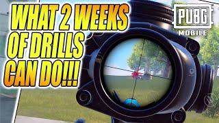 I DID DRILLS FOR 2 WEEKS & STARTED DOING THIS IN PUBG MOBILE!