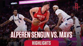 Alperen Sengun (23 points) Highlights vs. Dallas Mavericks l Houston Rockets