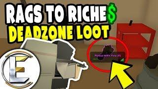 Deadzone Loot | Unturned Roleplay Survival (Rags to Riches Reboot #30) - Found a Hell's Fury! (RP)