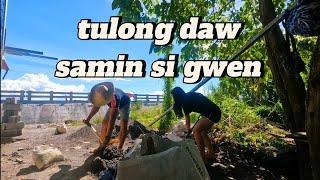 GWEN TUMULONG SA PAG HALO || NA MAY KASAMANG SAYAW PA