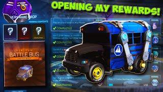 COMPLETING THE LLAMA RAMA EVENT IN ROCKET LEAGUE! | Opening ALL Of My Rewards! [BATTLE BUS & MORE!]