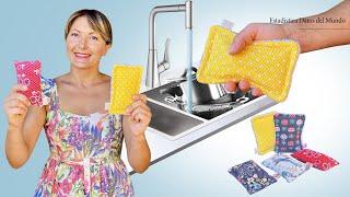 3 Washable And Reusable Ecological Sponges For 10 Minutes / @EstadisticaDatosDelMundo
