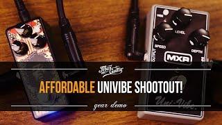 Affordable Univibe shootout! MXR M68 Univibe vs. Dunlop JHW3 '69 Psych Series Uni-Vibe Mini