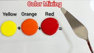 Guess the final color  | Satisfying video | Color mixing video | Paint mixing video