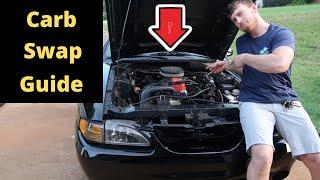 Sn95 Carb Swap guide for 5.0L mustangs.