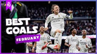 REAL MADRID | ALL GOALS IN FEBRUARY 2025