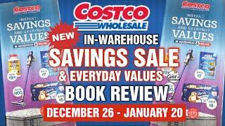 COSTCO NEW IN-WAREHOUSE SAVINGS BOOK REVIEW for JANUARY 2025! NEW YEAR & NEW SAVINGS!