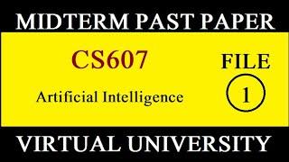 CS607 MIDTERM FILE 1|PAST PAPER|VIRTUAL UNIVERSITY