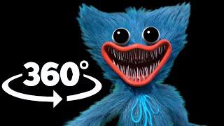 360° Video | Poppy Playtime Huggy Wuggy Chases You | VR Animation | Horror Music Video | Stranger 3D