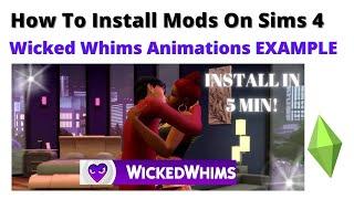 How To Install Wicked Whim Animations For Sims 4 In 5 Minutes | 2023