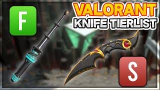 Ranking All The Valorant Knife Skins #valorant