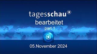 tagesschau vom 05 11 2024 bearbeitet die wohl kürzeste sendung siehe Beschreibung